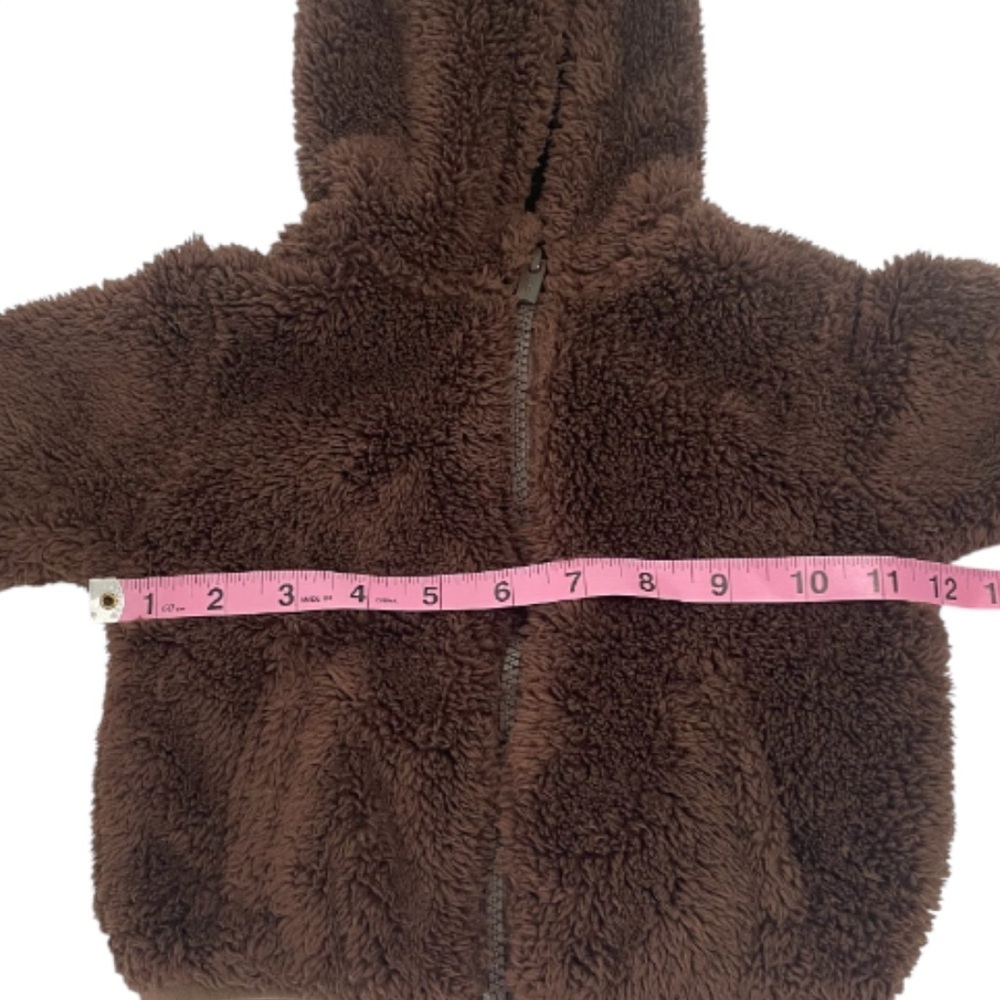Old Navy Brown Furry Bear Hoodie for Kids - Picture 6 of 7